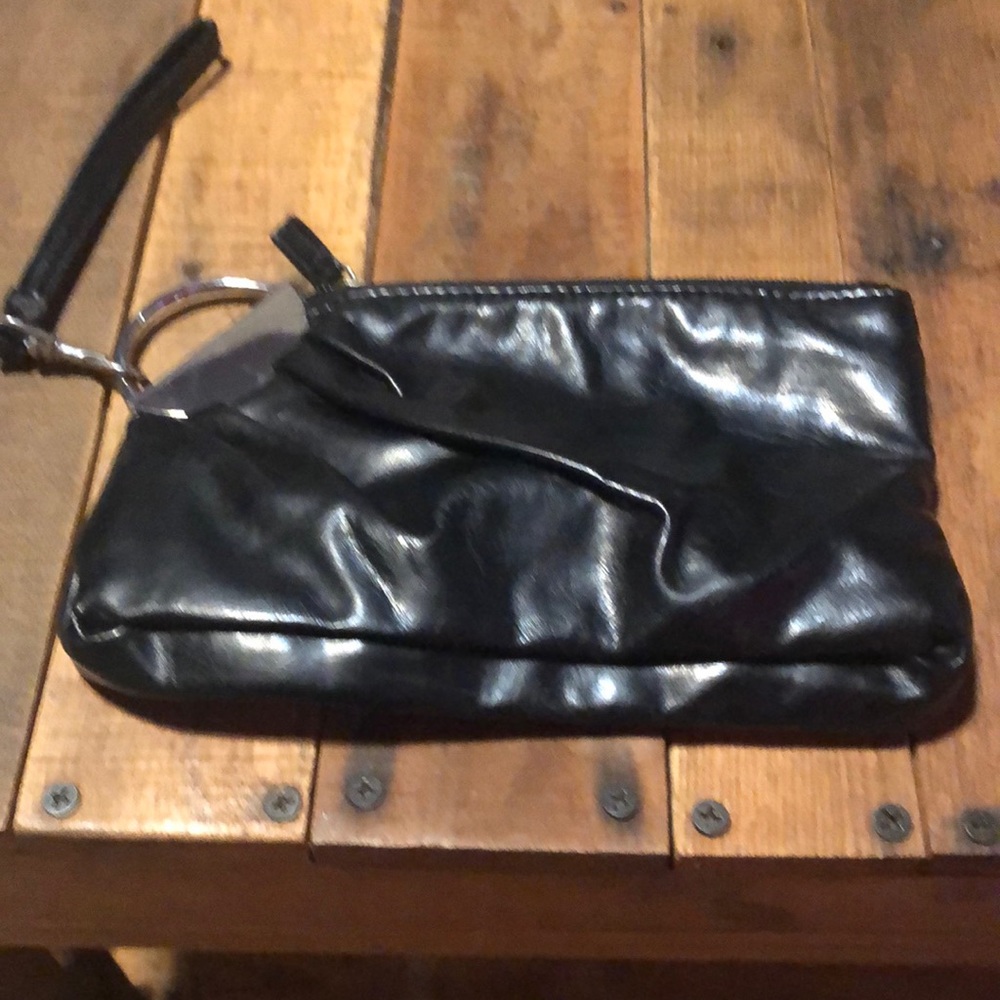 Cute little black clutch purse